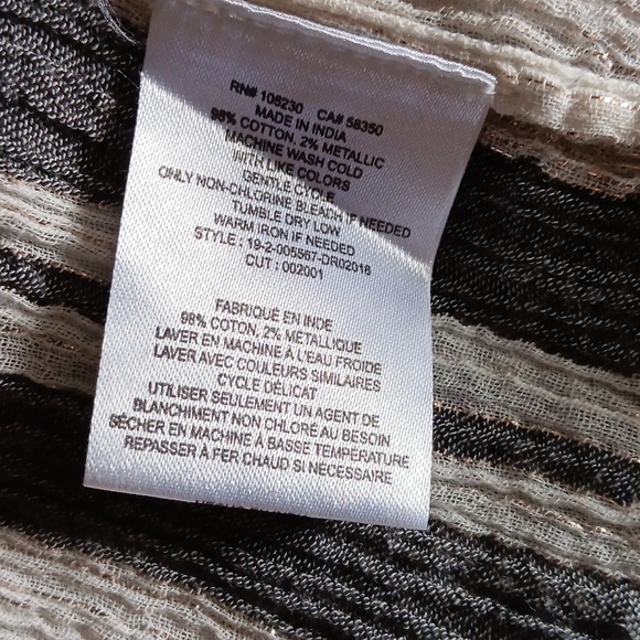 JOIE Grey + White Striped MERCE Mini Dress S - Picture 8 of 8